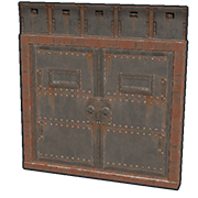 Armored Double Door